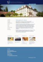 Screenshot der Website des Bildungshauses St. Martin in Bernried
